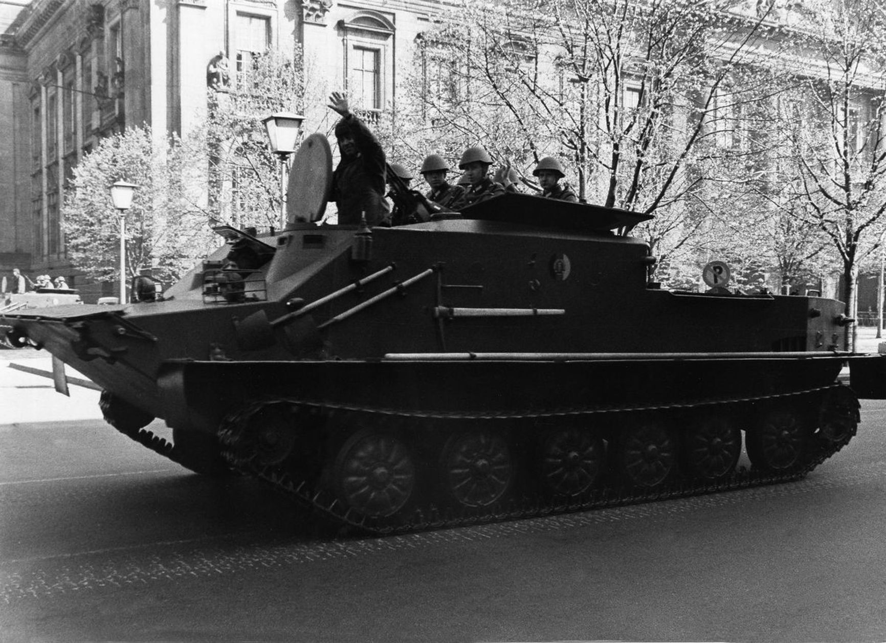 An APC-50 of the GDR National People's Army