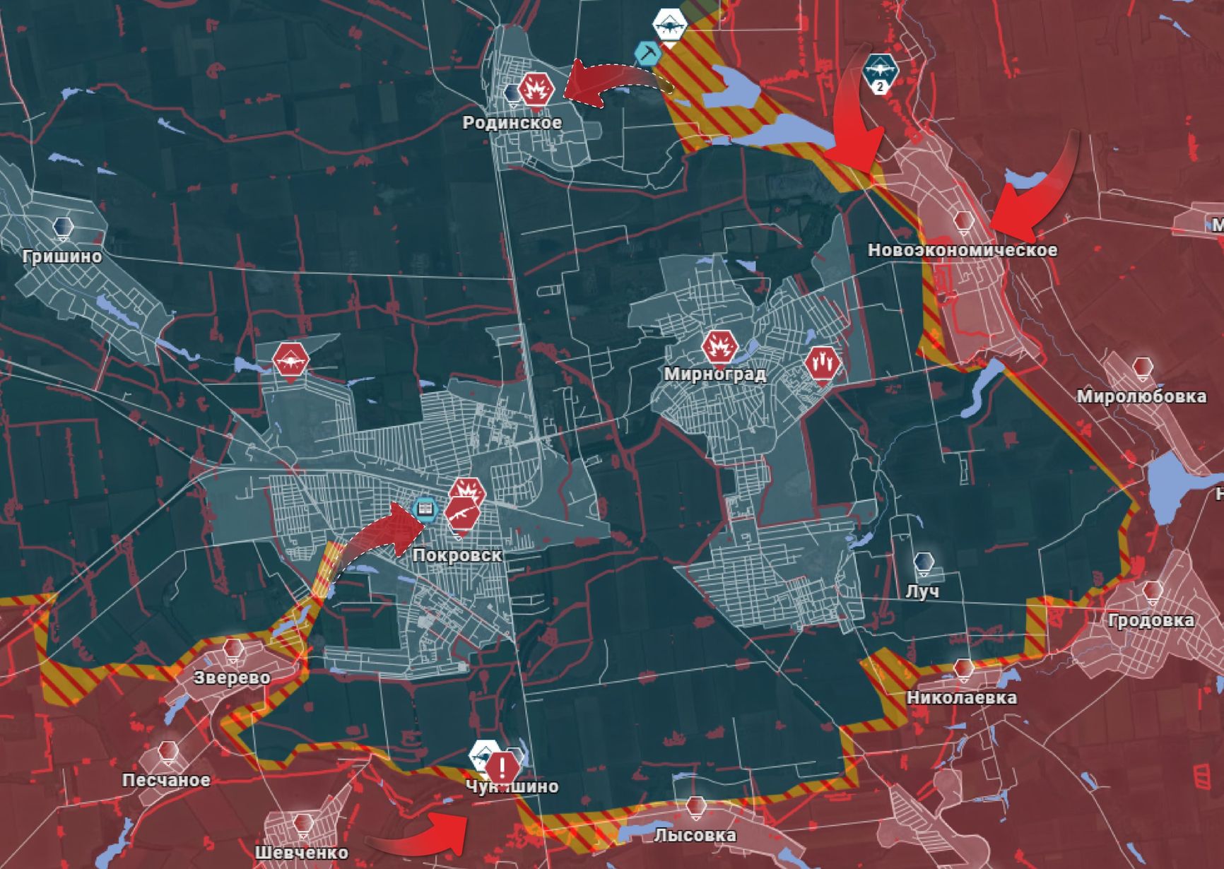 Ситуация на покровском направлении по версии «Рыбаря»