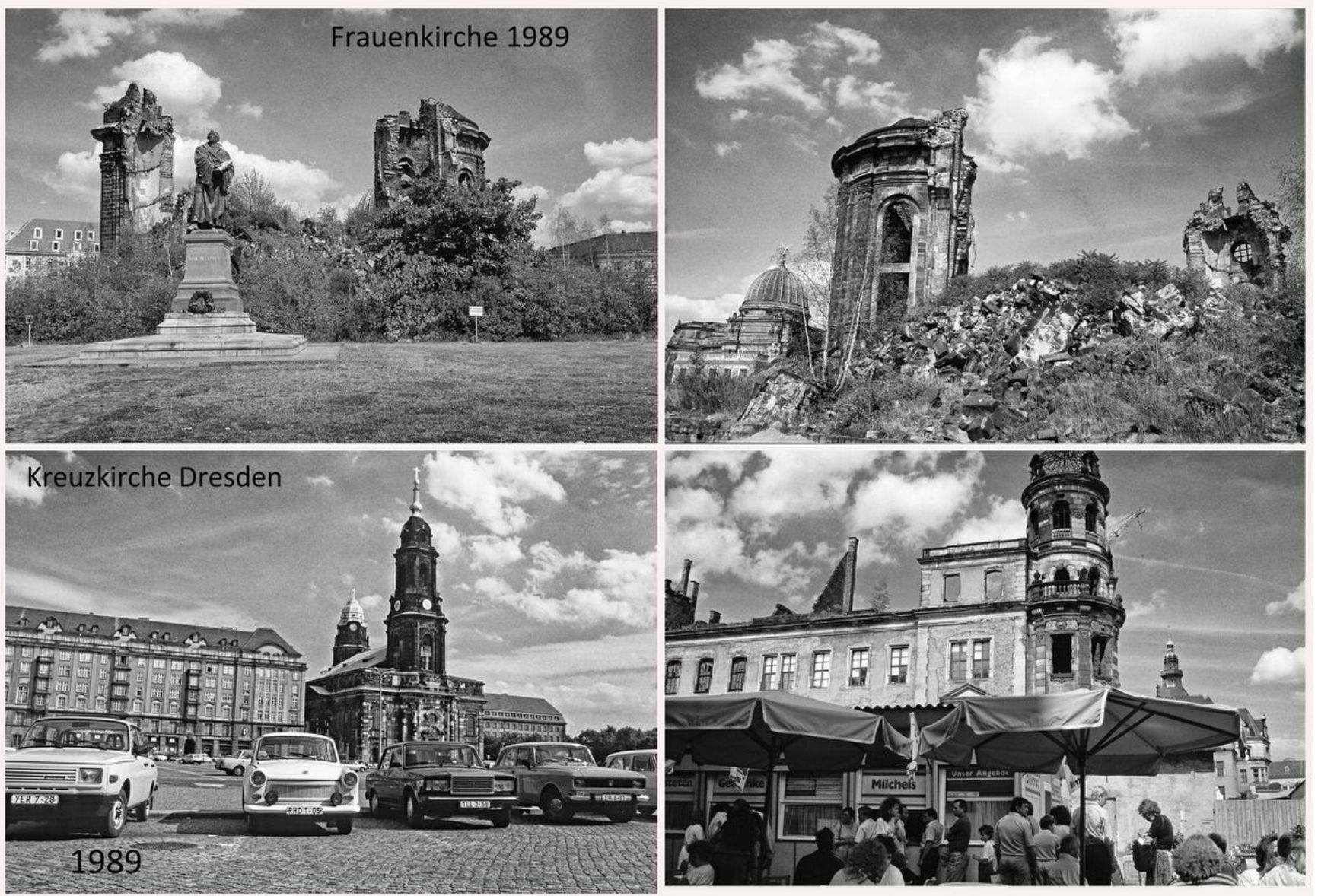 Дрезден в 1989 году