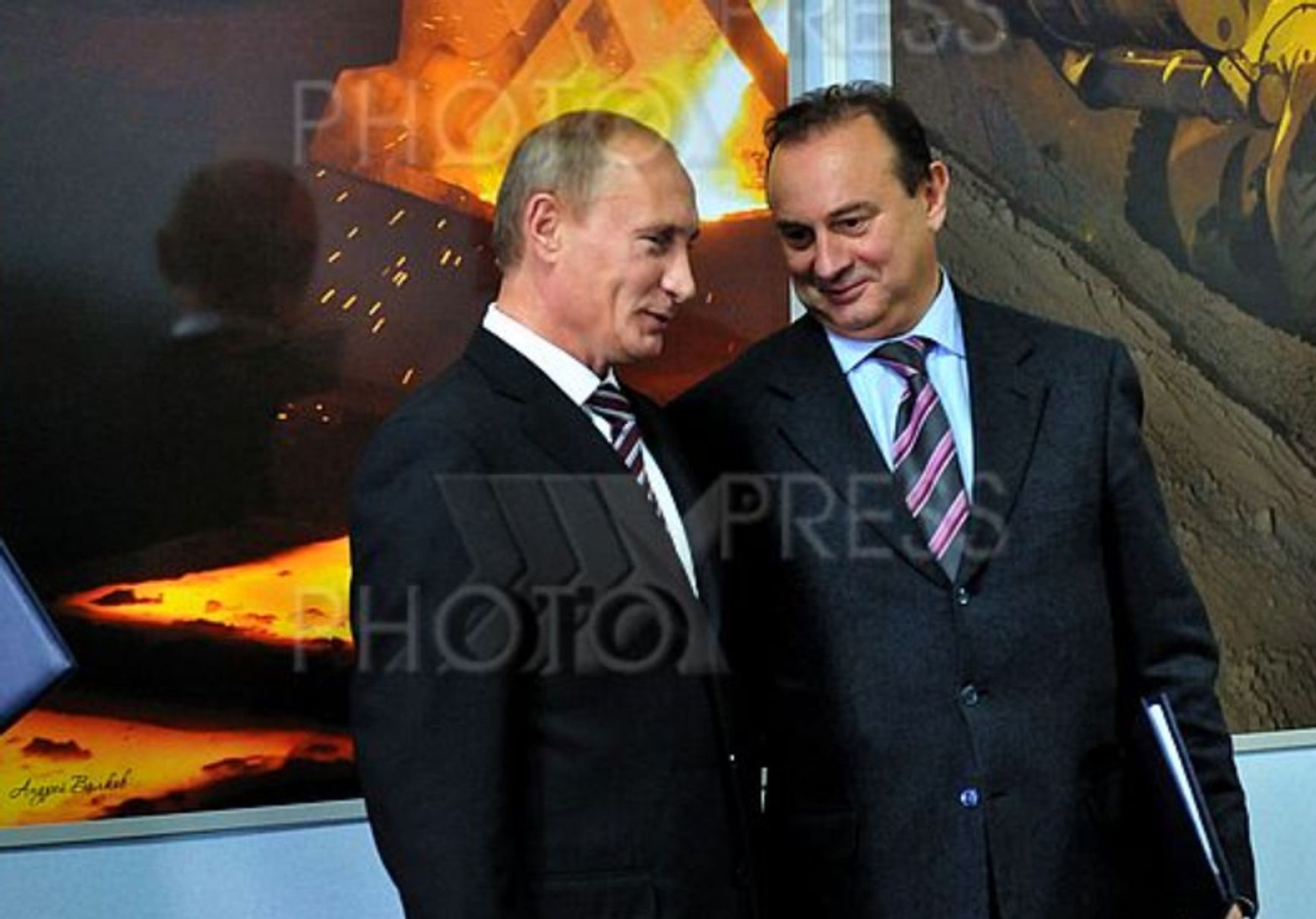 Putin and Vladimir Strzhalkovsky