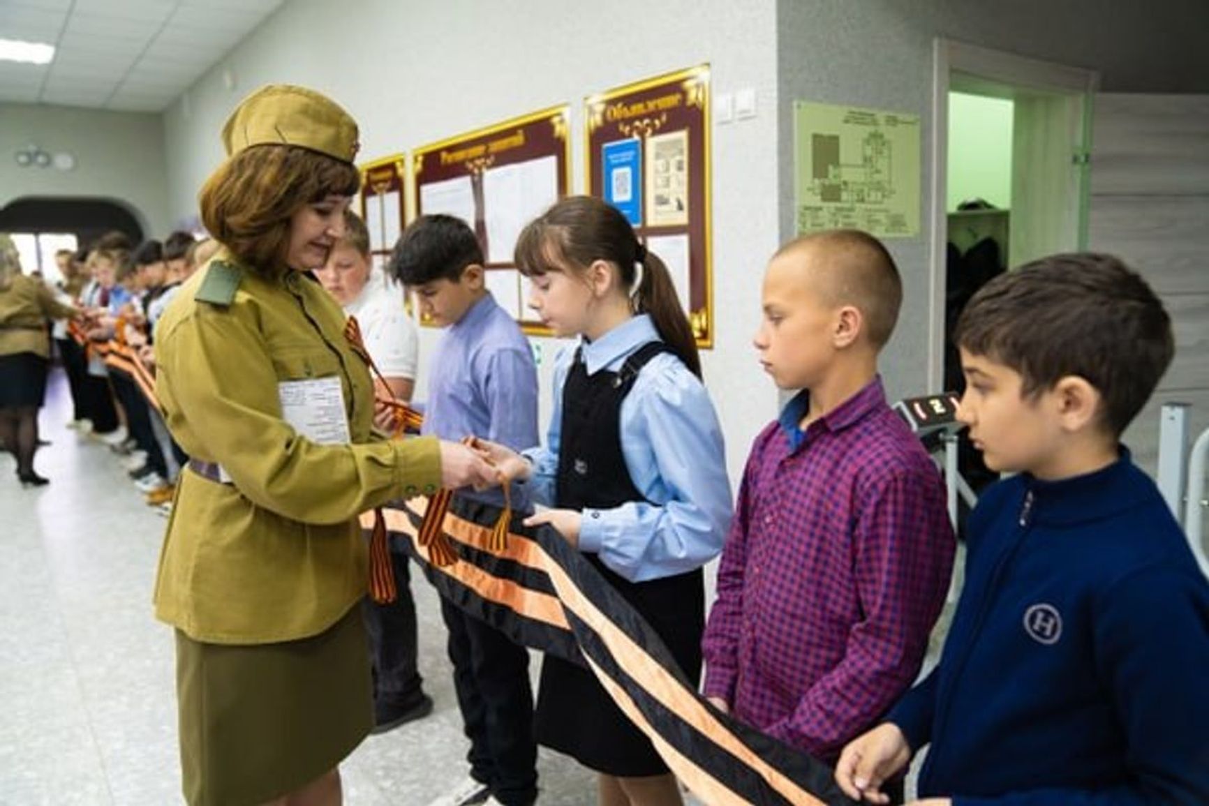 Patriotic education in a Belgorod school