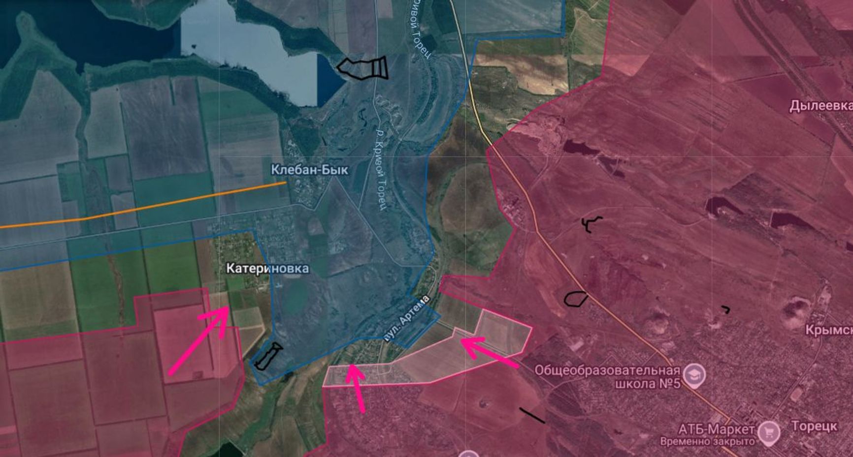 Ситуация на подступах к Клебан-Быкскому водохранилищу по версии Анатолия Радова