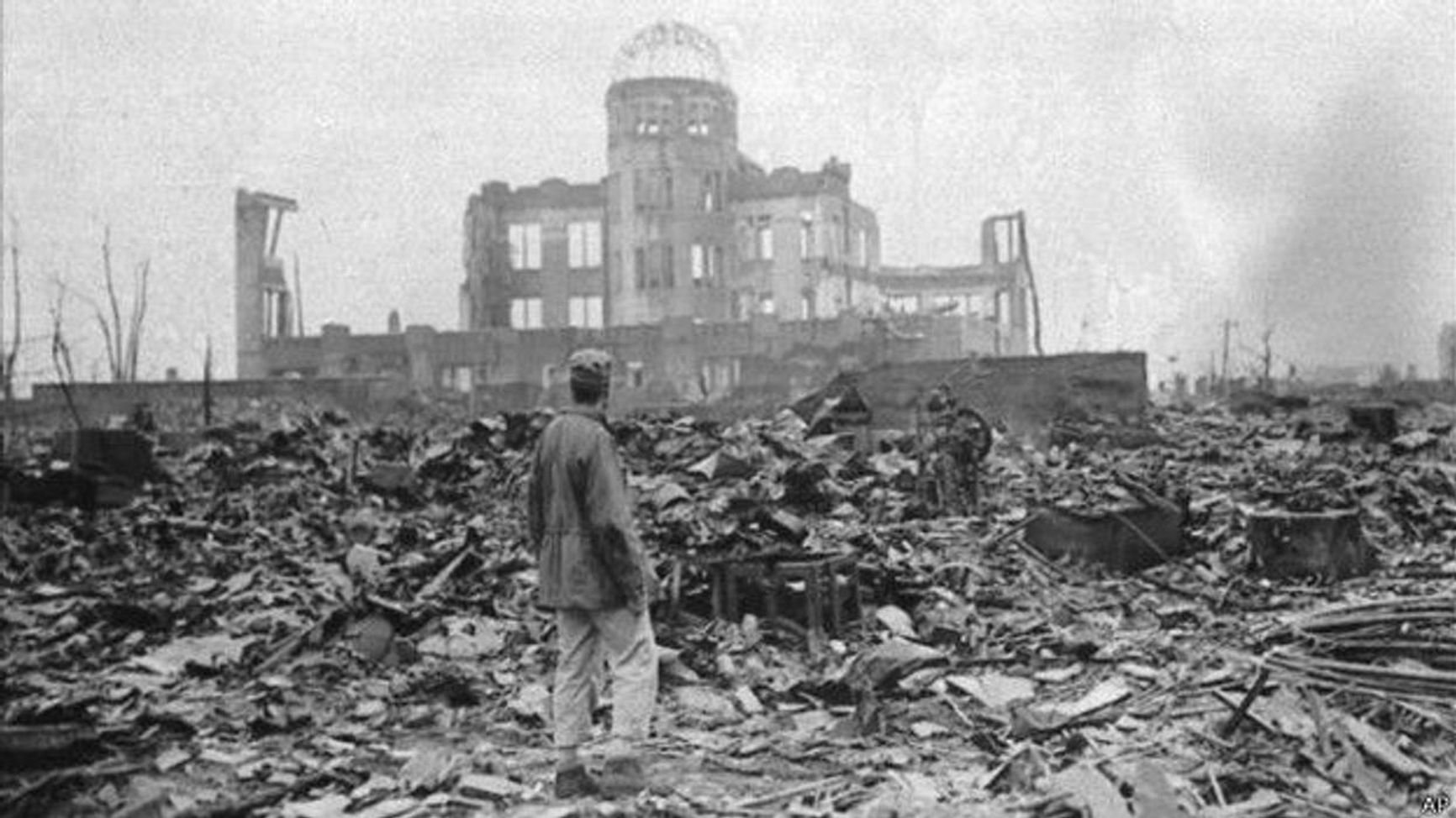 Hiroshima one month after the explosion