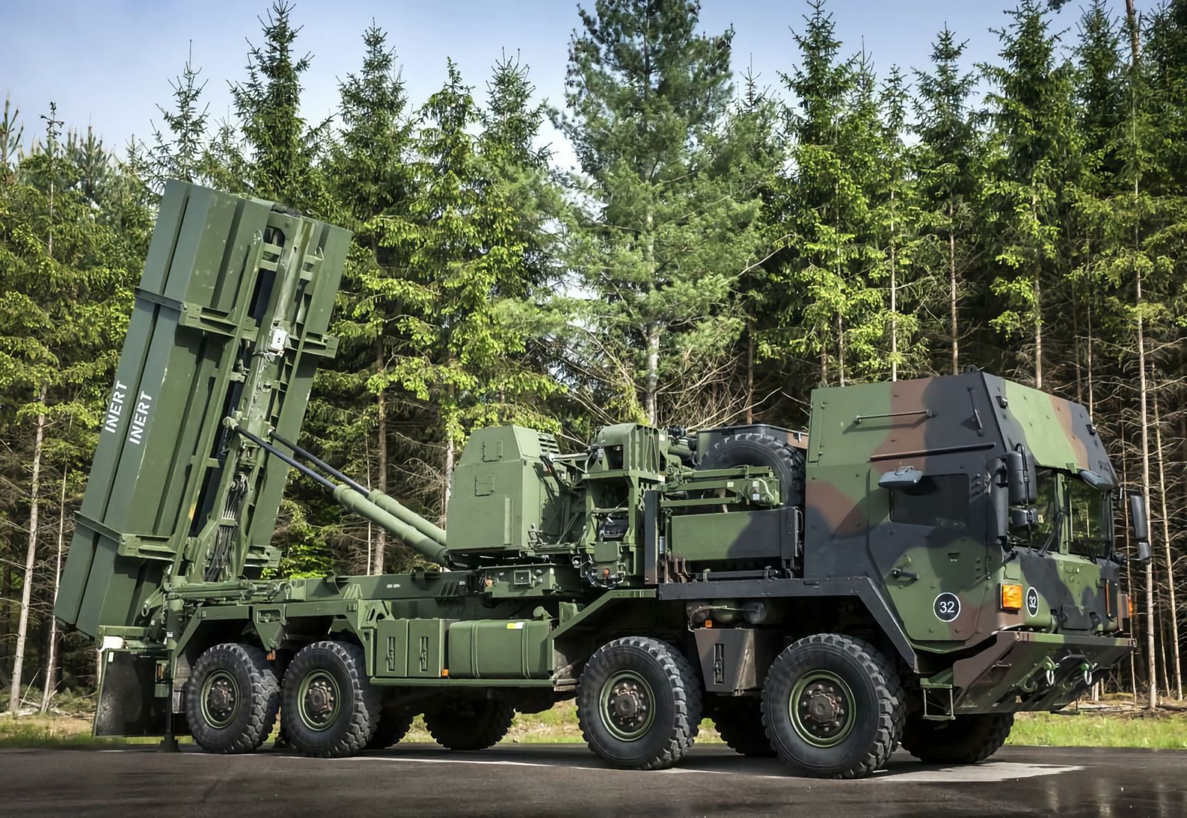 German IRIS-T SLM air defense systems transferred to Ukraine Diehl Defence